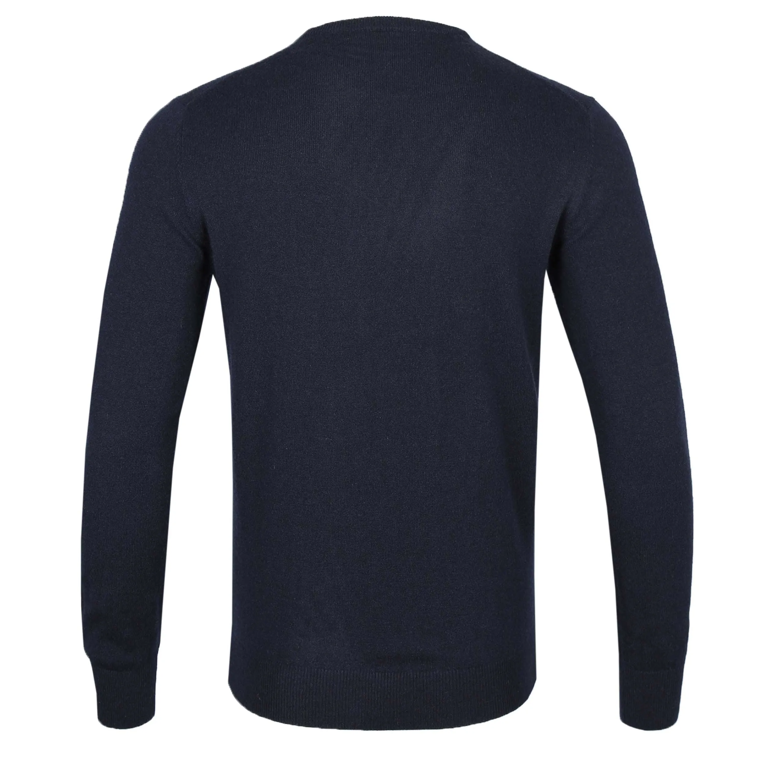 Thomas Maine Crew Neck Cashmere Knitwear in Navy