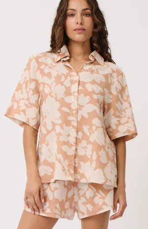 Tully Shirt - Floral Sand