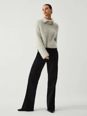 Turtleneck Charming Fuzzy Sweater