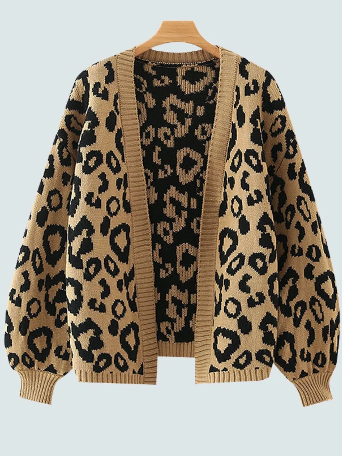 Women's Fierce Fab Leopard Print Vintage Cardigan