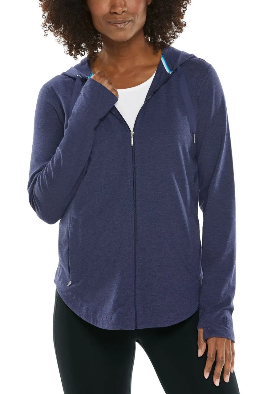 Women's LumaLeo Zip-Up Hoodie  |  Navy