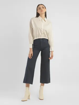 Women's Solid Relaxed Fit Shirt