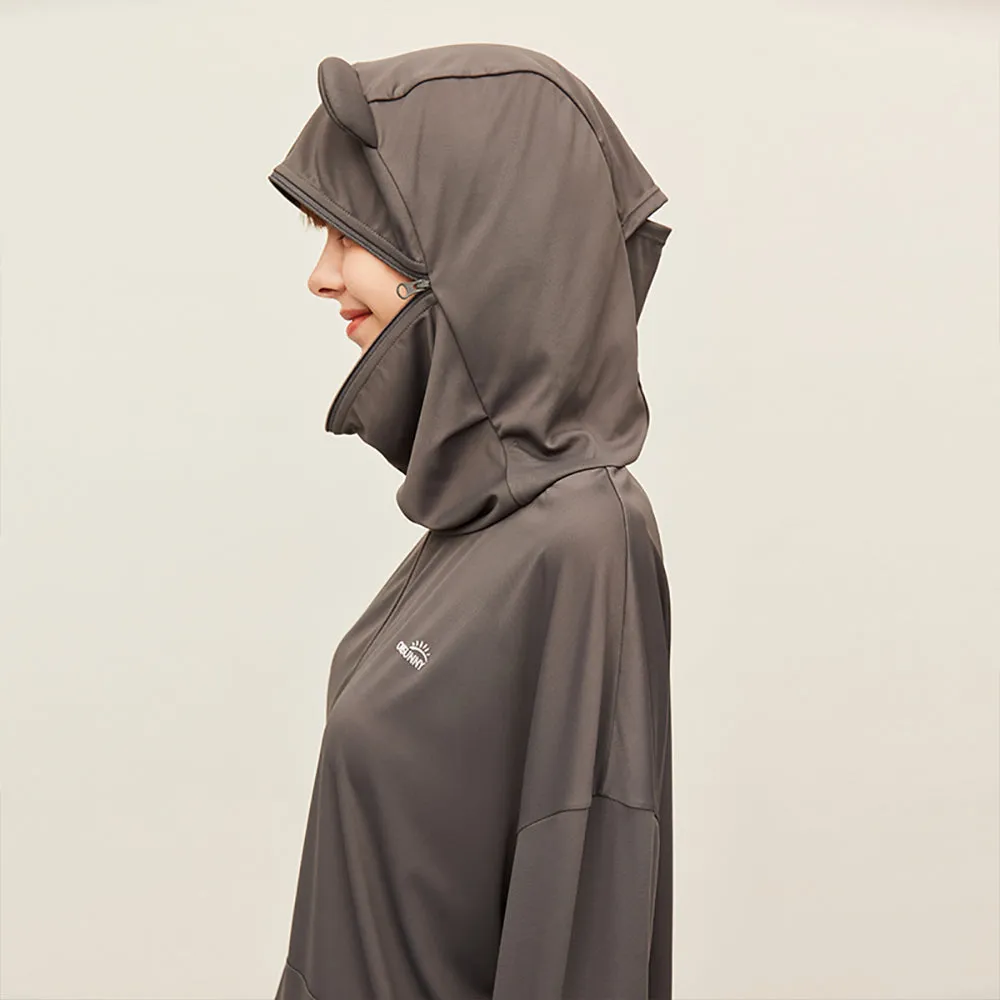 Women's Sun Protection Hoodie with Bear Ears UPF50 