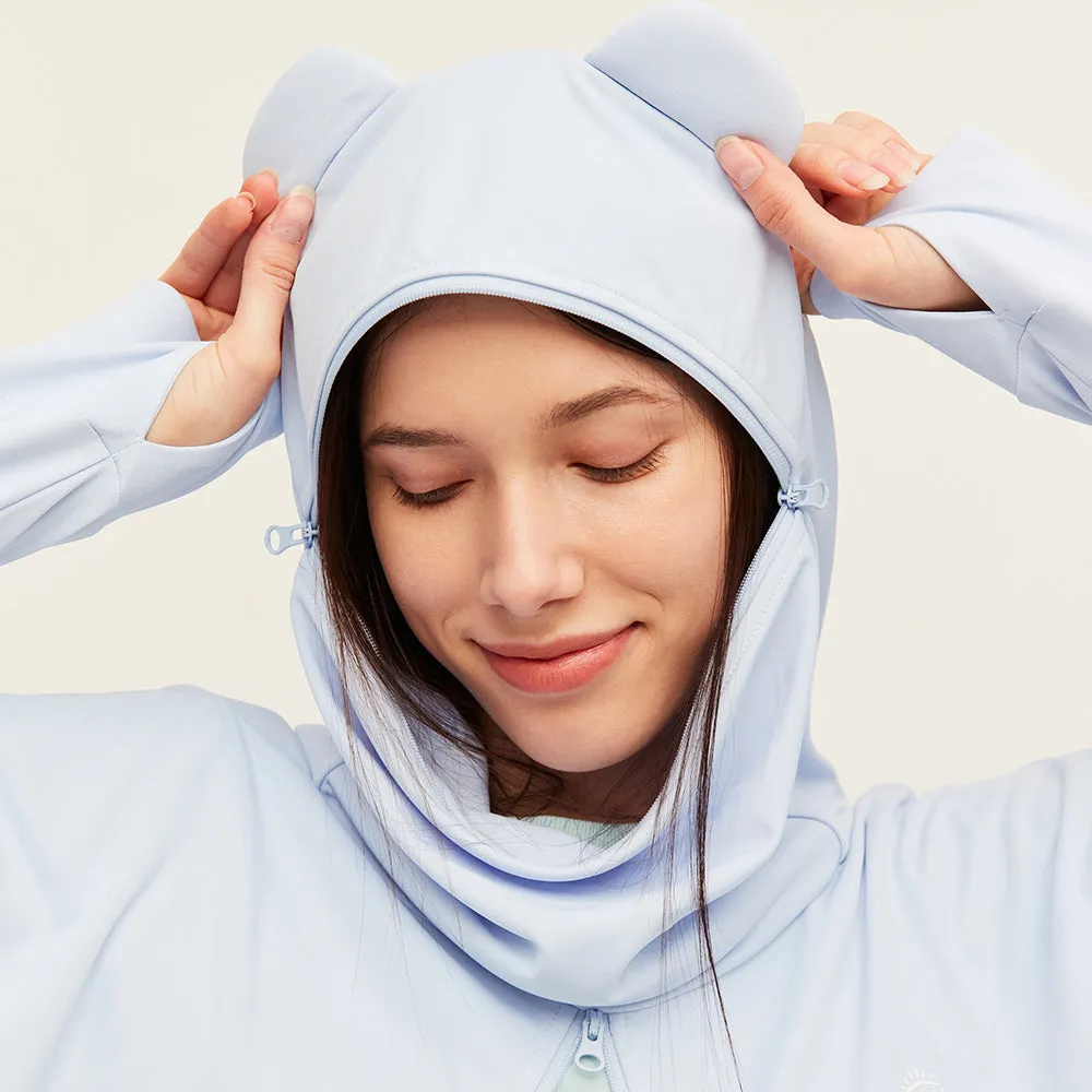 Women's Sun Protection Hoodie with Bear Ears UPF50 