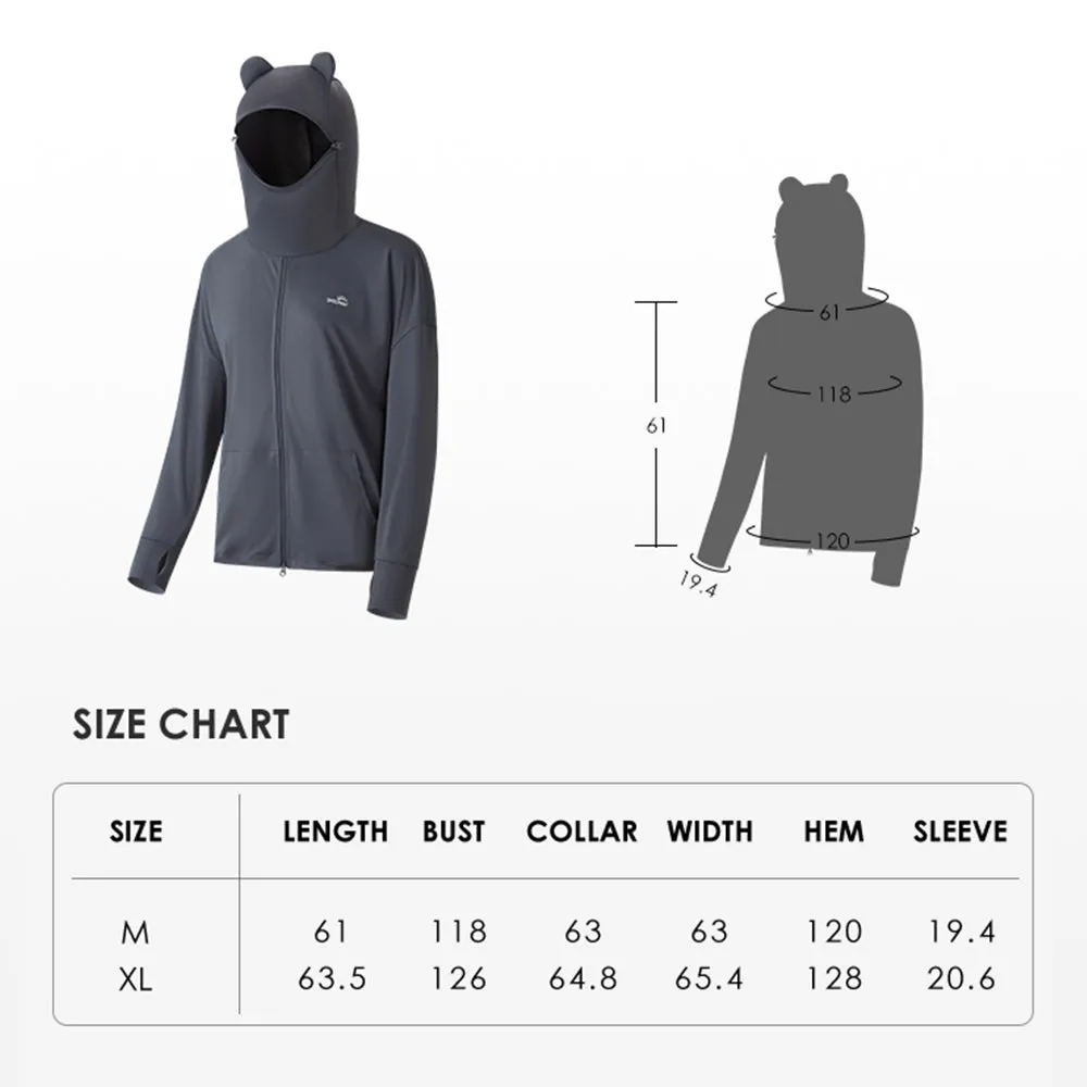 Women's Sun Protection Hoodie with Bear Ears UPF50 